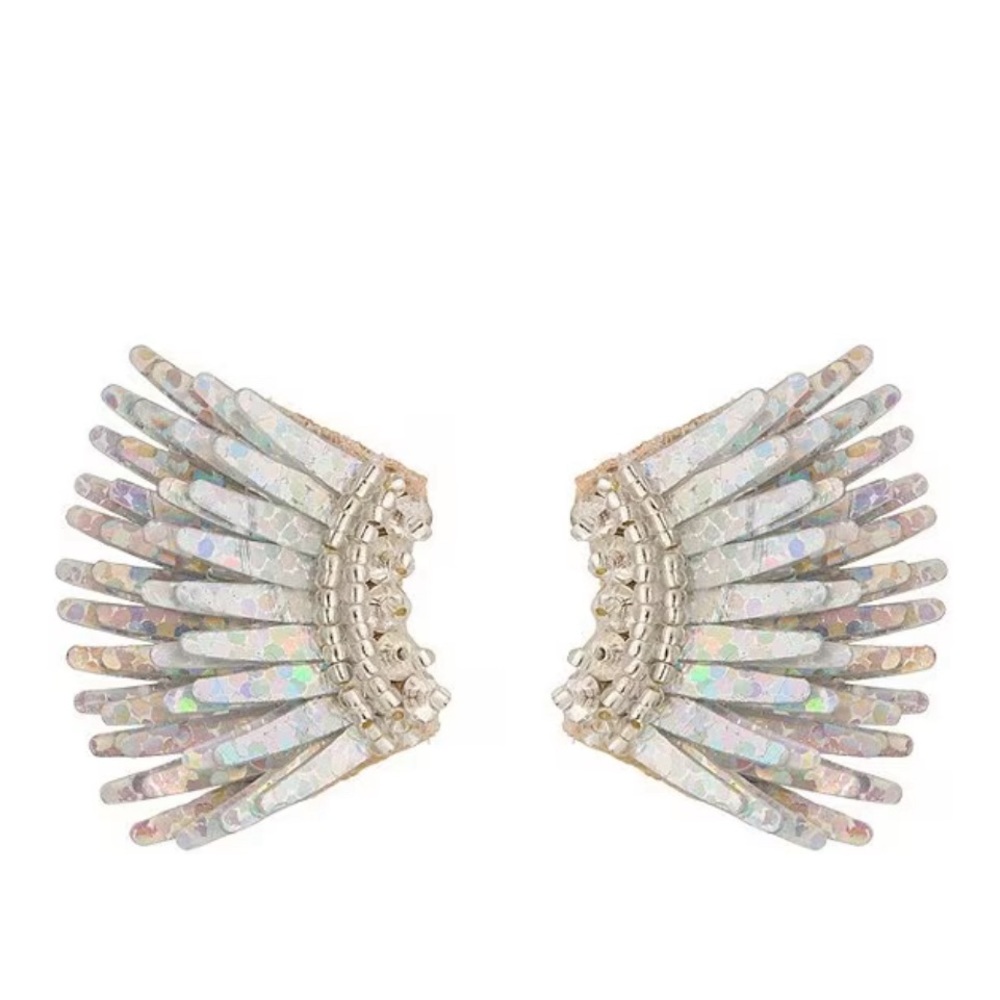Micro Madeline Beaded Stud Earrings by Mignonne Gavigan